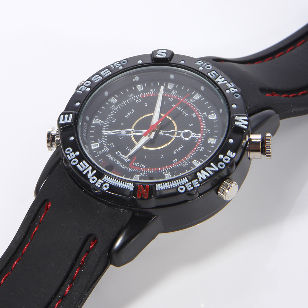 wrist watch with camera and voice recorder