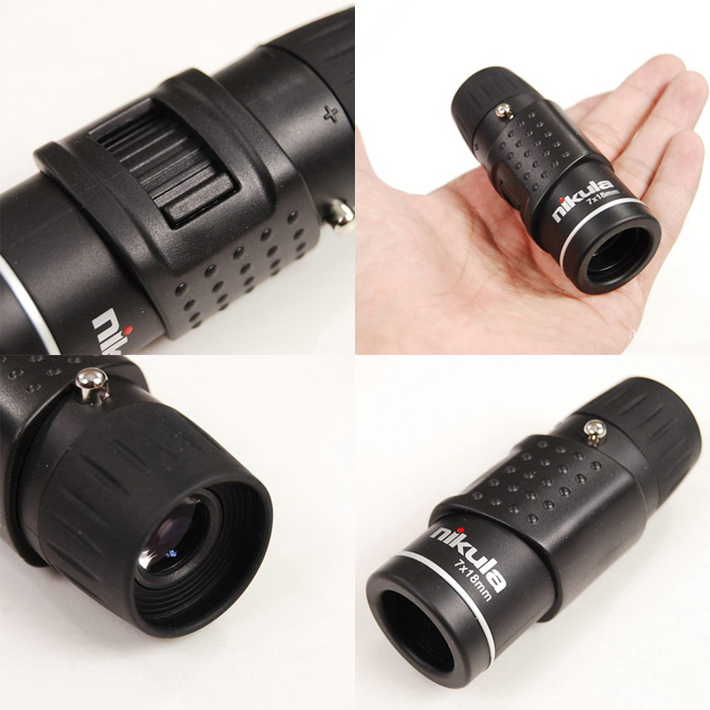 Handy Nikula 7x18 Adjust Mini Monocular Telescope High Blue Lens Sight 73CA